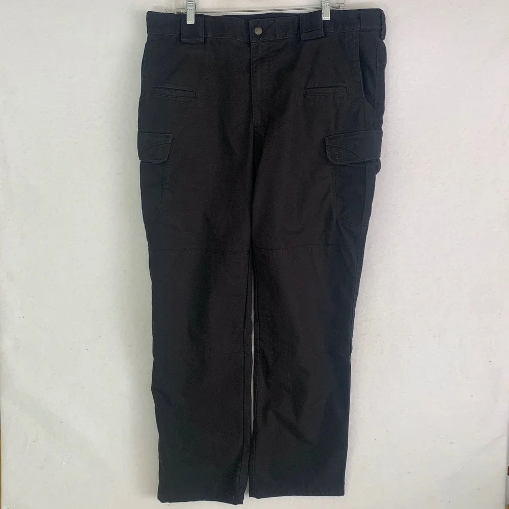 5.11 Tactical Cargo Stryke Pants Mens 40x33 Black Ripstop Outdoors Workwear